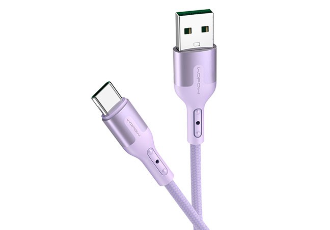 Cáp sạc điện thoại Wopow TypeC H02 100cm