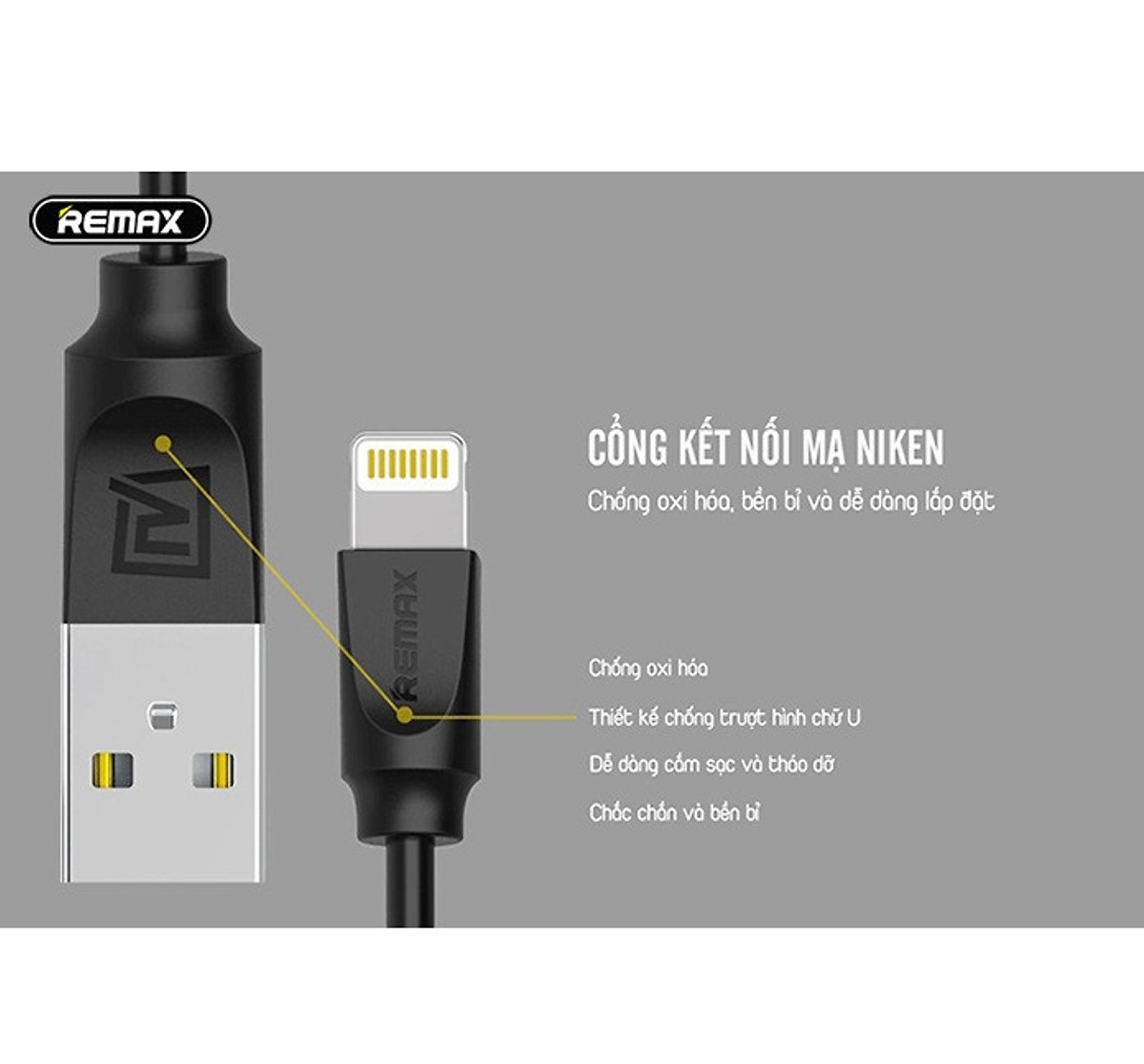 Cáp sạc Remax Micro RC-117m