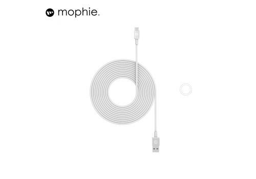Cáp USB-A to USB-C mophie 3M - White - 409903207