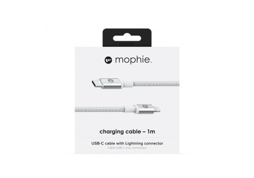 Cáp USB-C to Lightning mophie Essential 1M White - 409912194