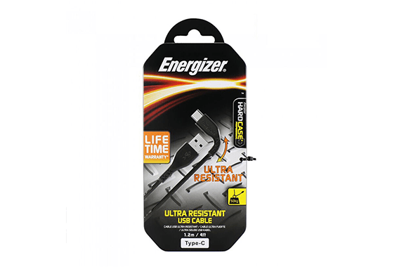 Cáp USB-C2.0 LW Energizer 1.2m màu đen - C41C2AGBKT