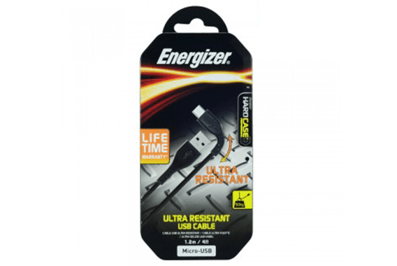 Cáp USB-C-C2.0 LW Energizer 1.2m màu đen - C41C2CGBKT