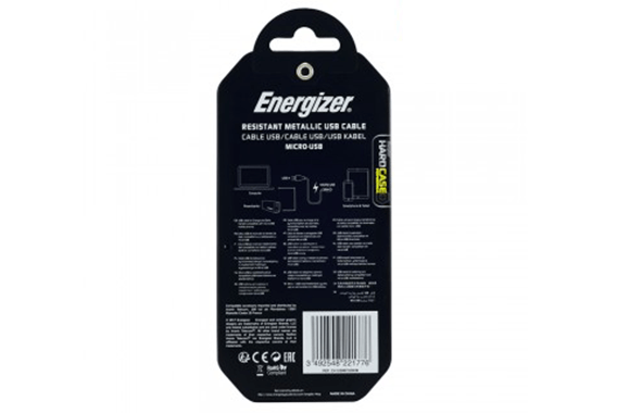 Cáp USB-C-C2.0 LW Energizer 1.2m màu đen - C41C2CGBKT