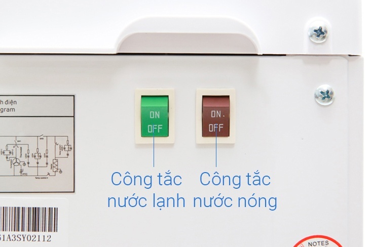 Cây lọc nước nóng lạnh 5 lõi Kangaroo KG61A3