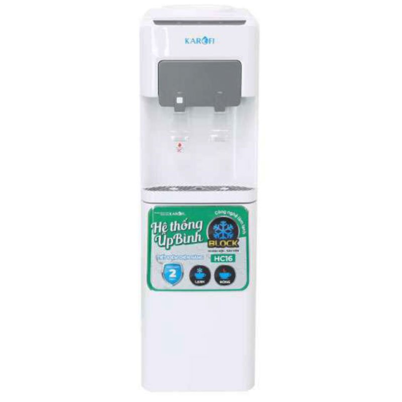 Cây nước 2 vòi Karofi HC-16- có tủ để đồ