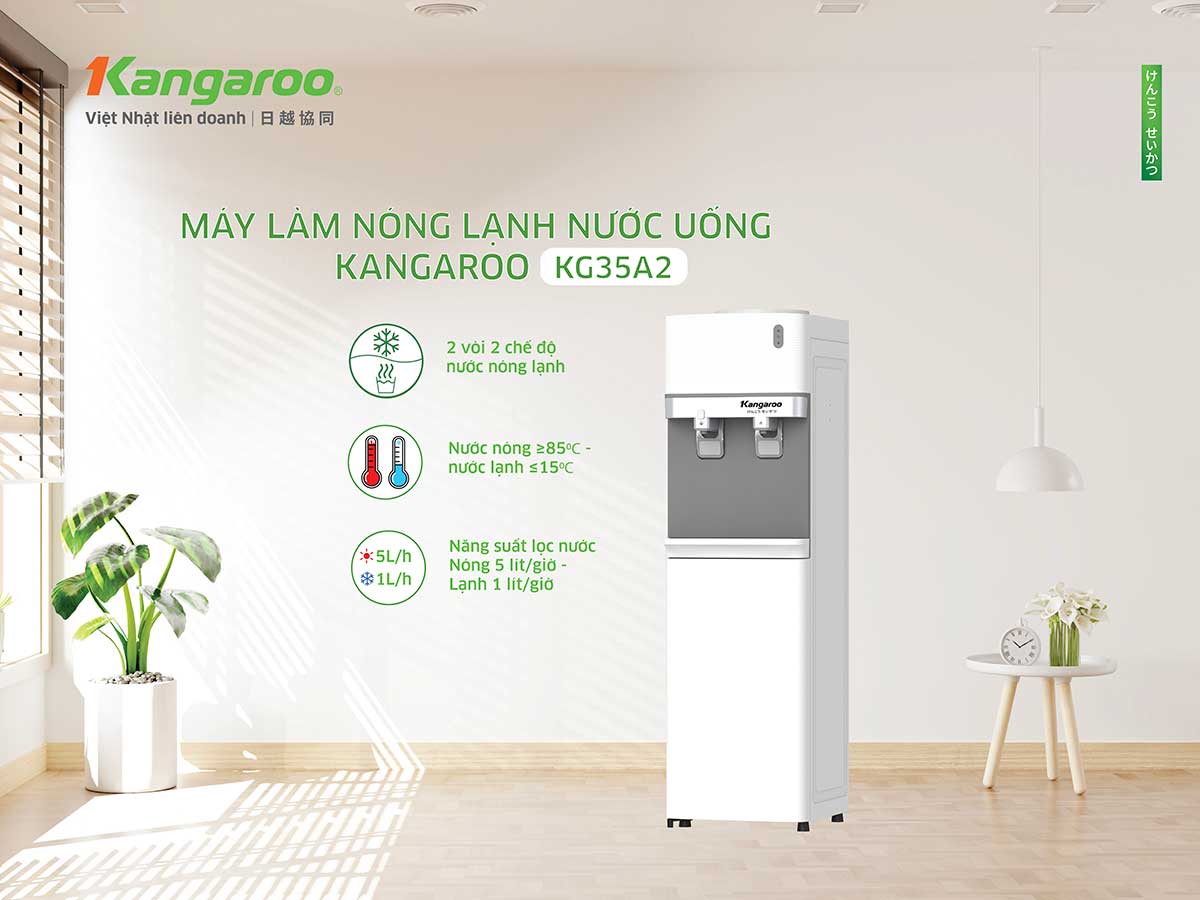 Cây nước nóng lạnh Kangaroo KG35A2