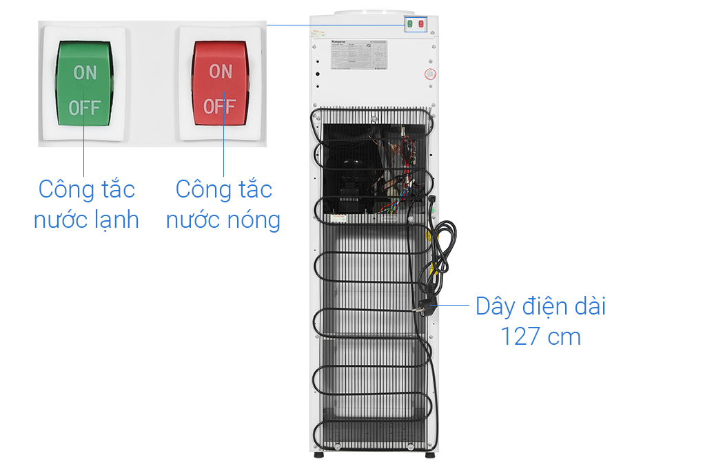 Cây nước nóng lạnh Kangaroo KG36A2