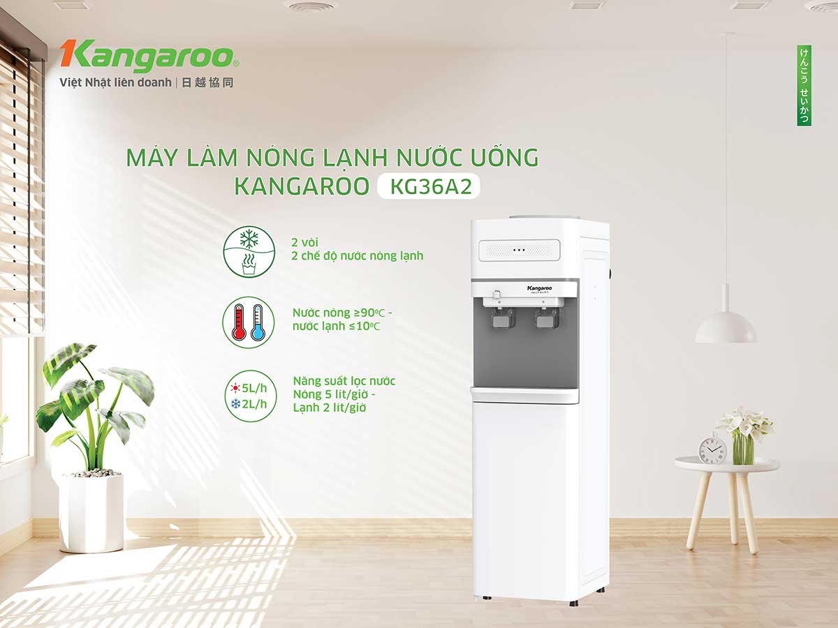 Cây nước nóng lạnh Kangaroo KG36A2