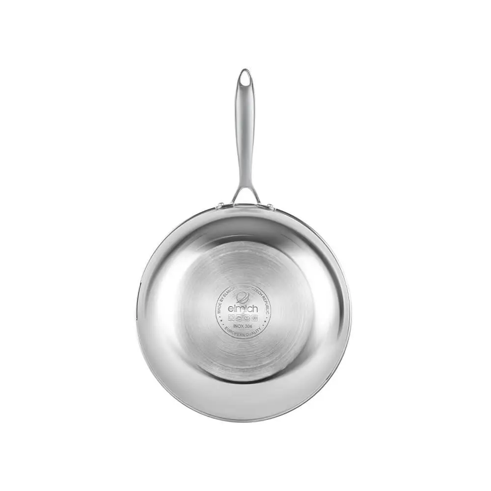 Chảo inox 3 lớp đáy liền Elmich Trimax 26cm EL-2824