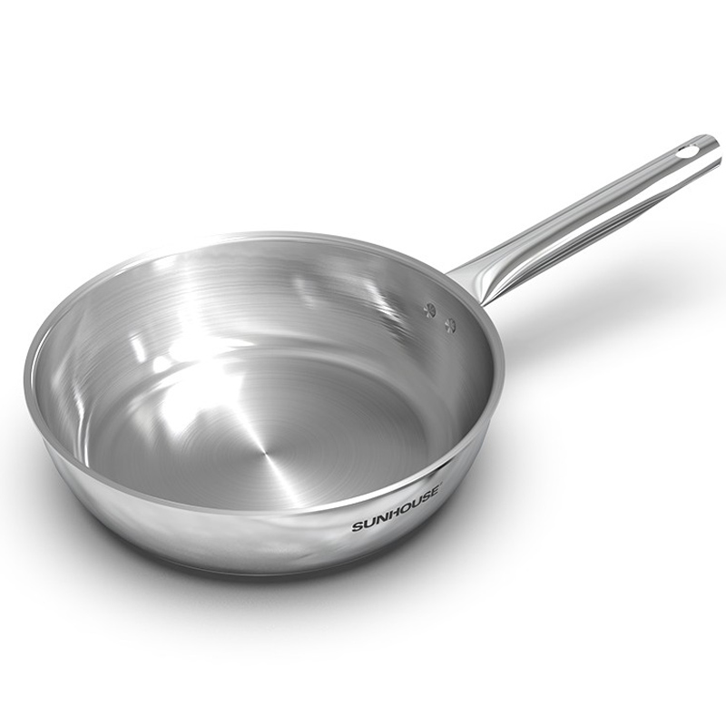 Chảo inox 3 lớp Sunhouse IN28M6