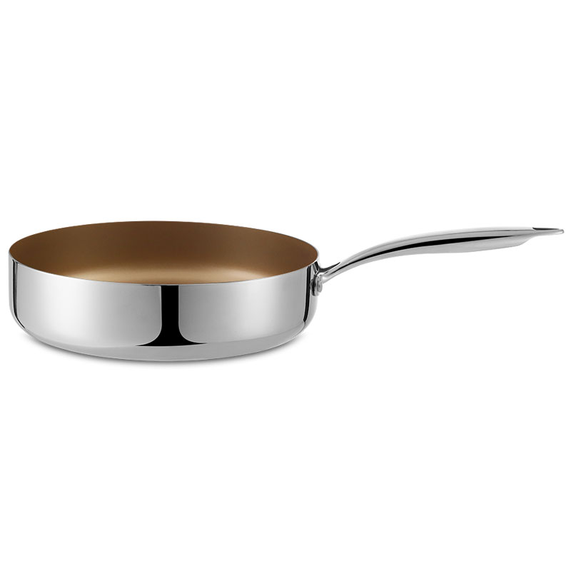 Chảo Inox 304 liền khối phủ Titanium ROLER RFP-1114SN-24