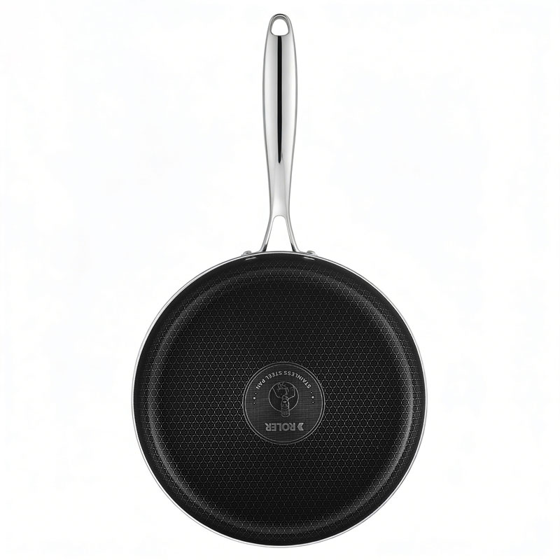 Chảo inox 304 liền khối Roler RFP-1114SN3.20