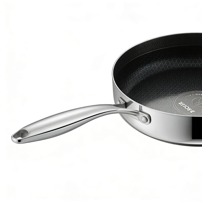 Chảo inox 304 liền khối Roler RFP-1114SN3.26