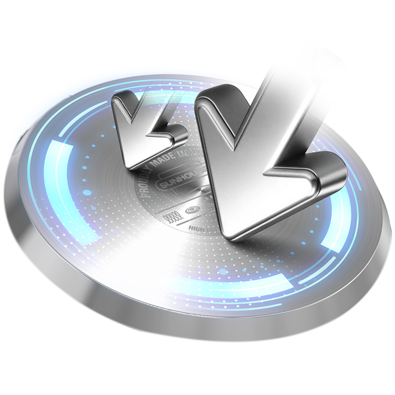 Chảo inox 5 đáy Sunhouse IN24M4