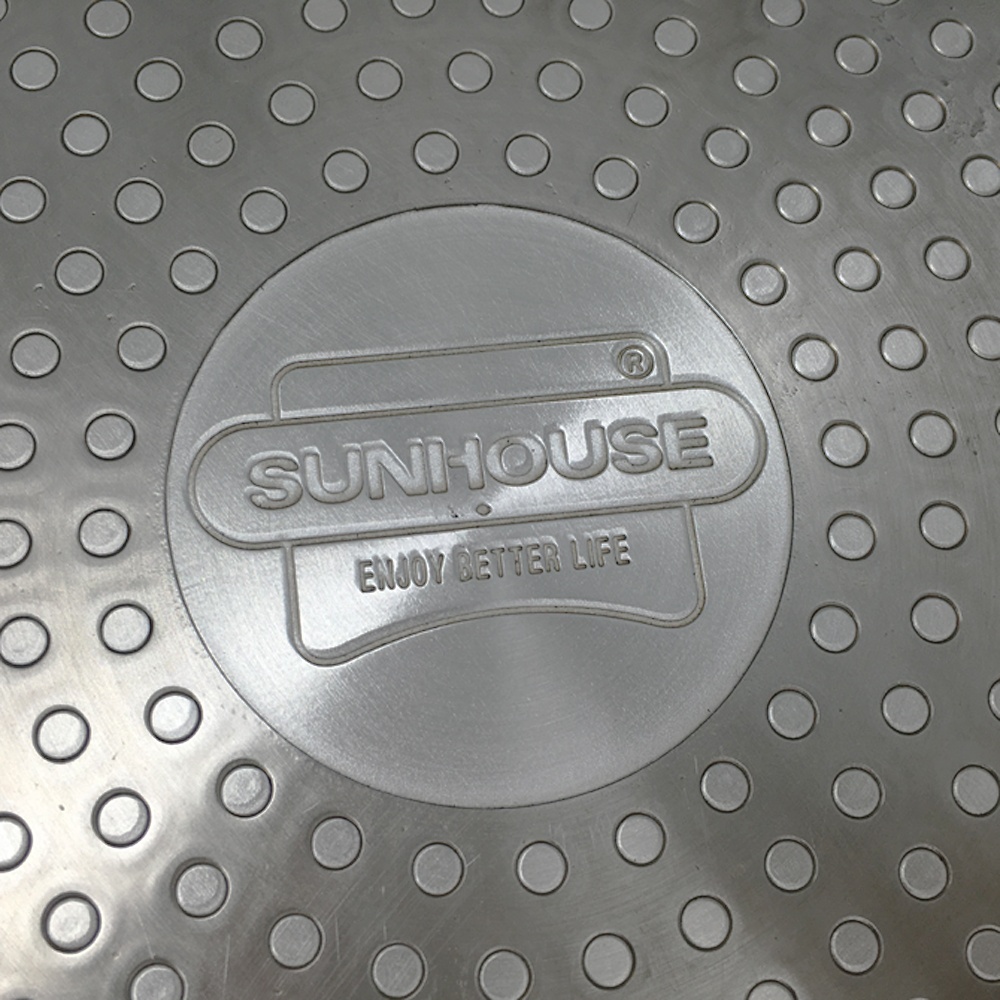 Chảo sâu lòng có vung hoa cương Sunhouse SWP28 (28cm)