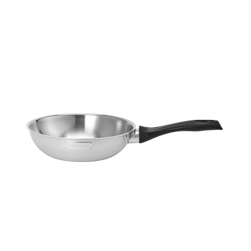 Chảo sâu lòng inox liền khối 20cm Elmich Basic EL-2856IN20