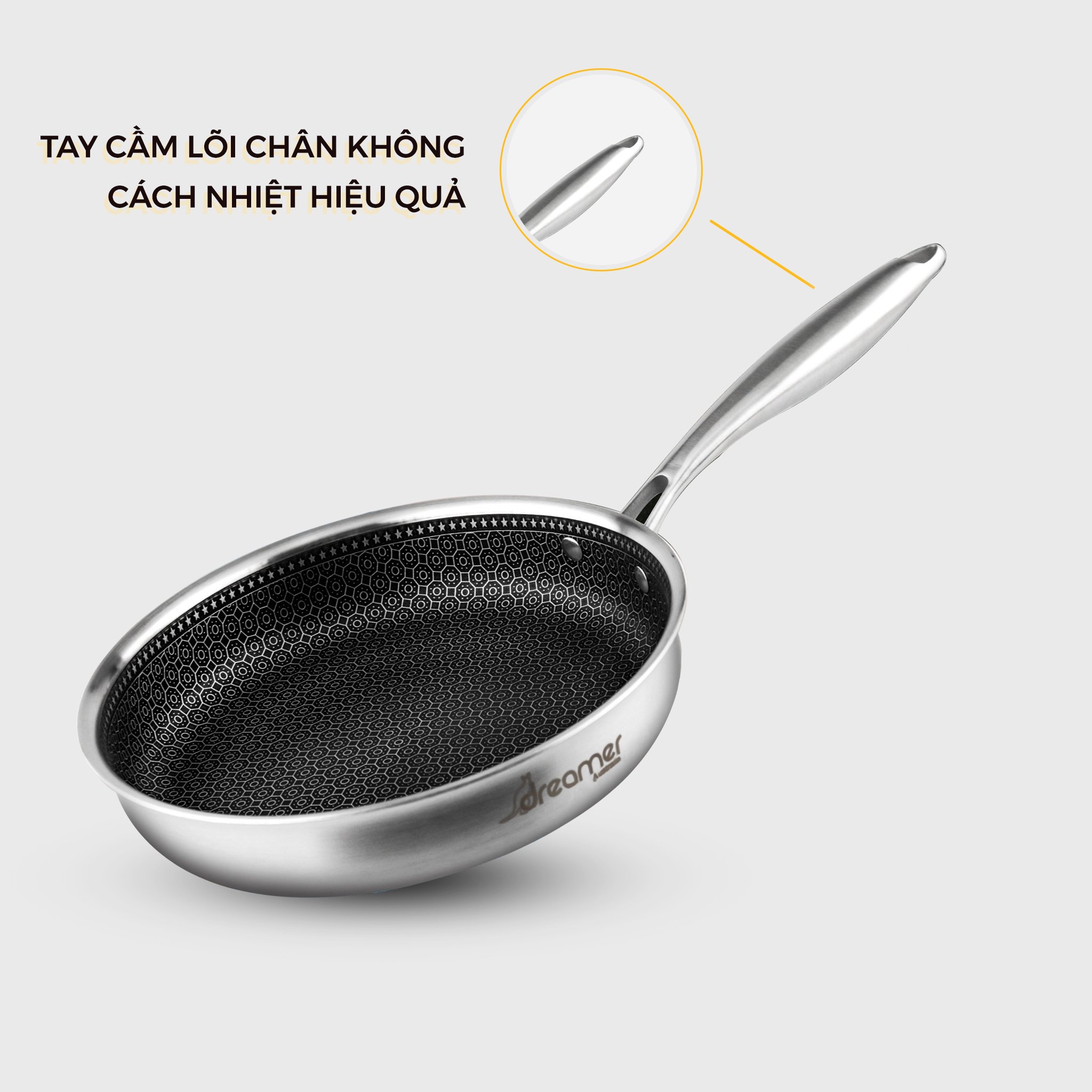 Chảo chống dính đáy từ DKW-NFL128B (28cm)