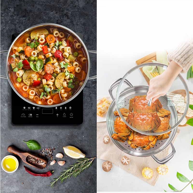 Chảo hấp inox liền khối 28cm Elmich Trimax Czech EL-3832