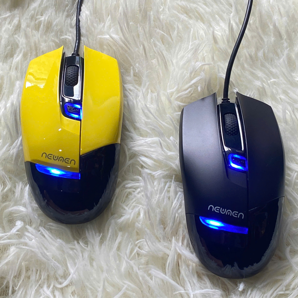 Chuột có dây Gaming NEWMEN G10+ Yellow NEW VI
