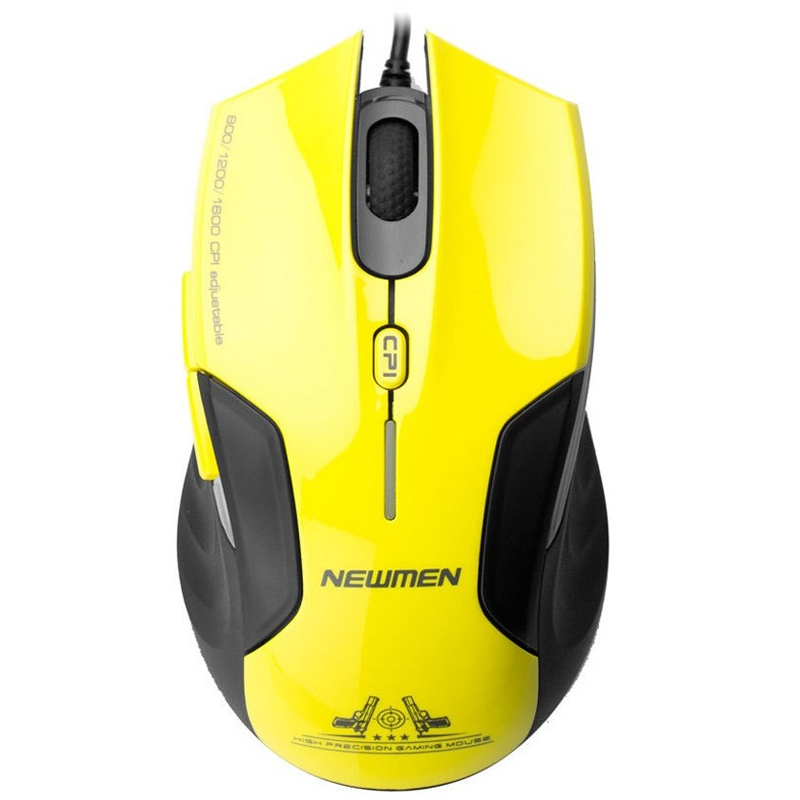 Chuột có dây Gaming NEWMEN G7+ Yellow NEW VI