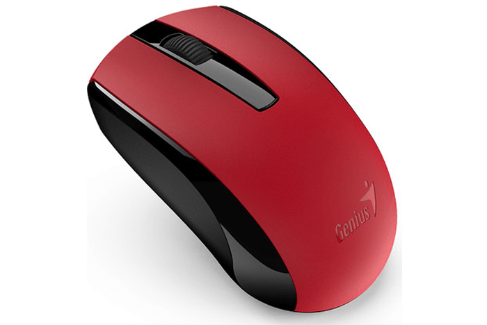 Chuột không dây pin sạc Genius ECO 8100 màu đỏ