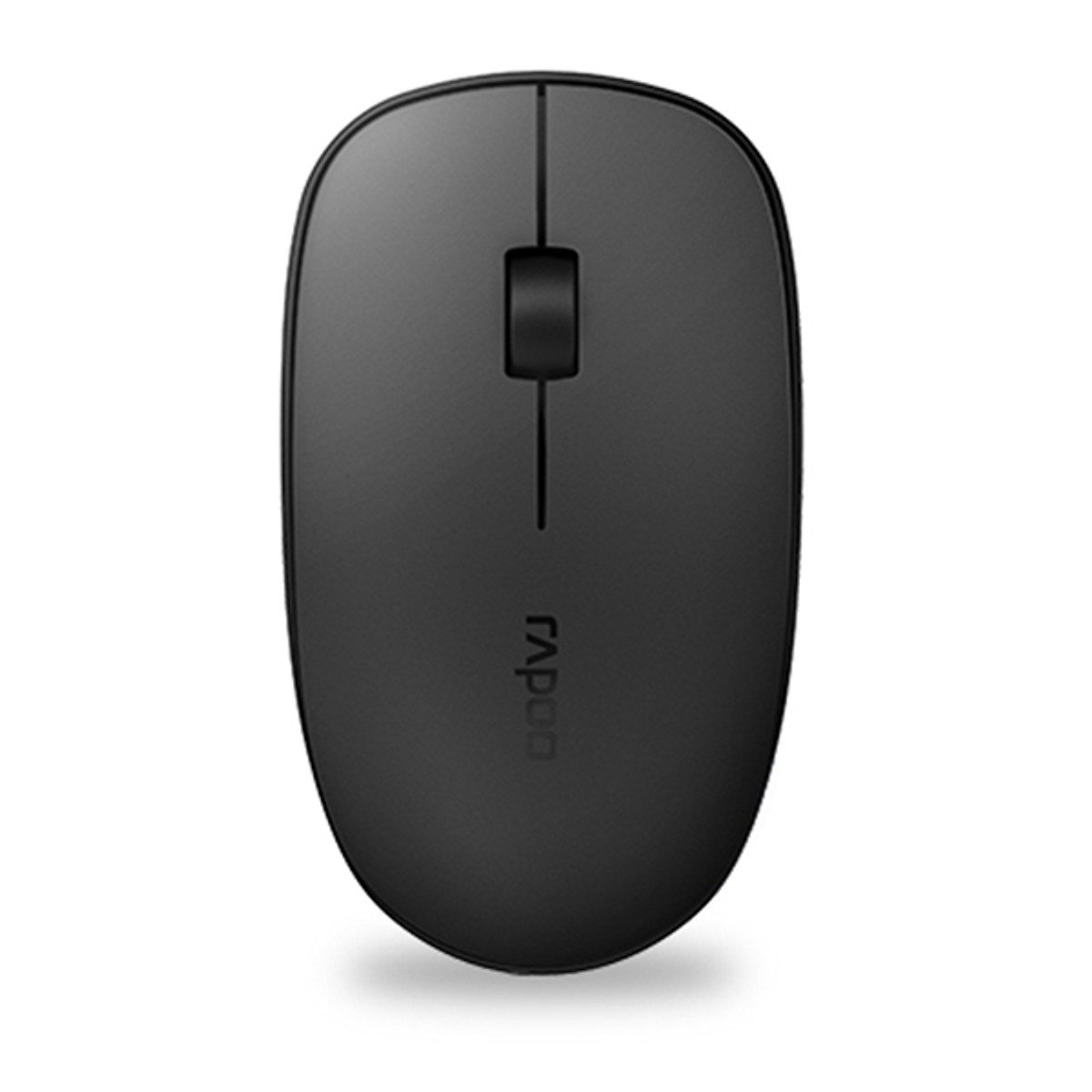 Chuột không dây đa kết nối Wireless và Bluetooth Rapoo M200 Silen Đen/Xám