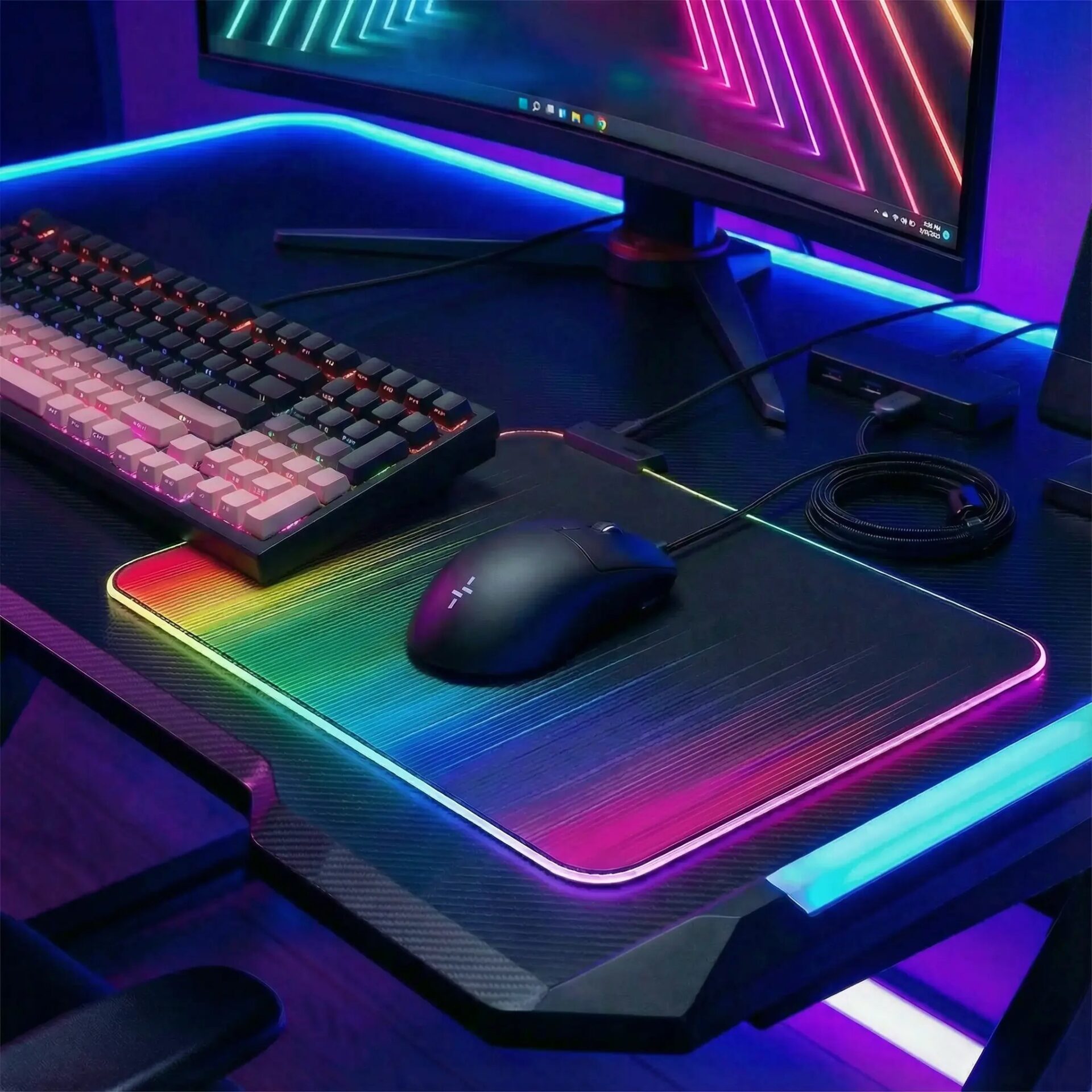 Chuột máy tính có dây Gaming Newmen GX9 , màu đen