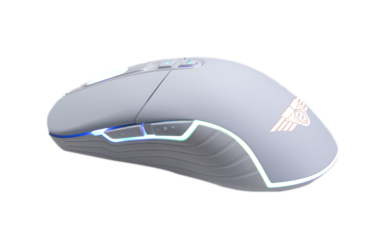 Chuột máy tính không dây Gaming Newmen WGX6 (Dual Mode Type-C & 2.4Ghz) Trắng