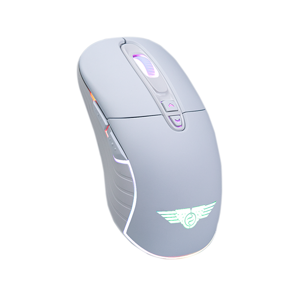 Chuột máy tính không dây Gaming Newmen WGX6 (Dual Mode Type-C & 2.4Ghz) Trắng