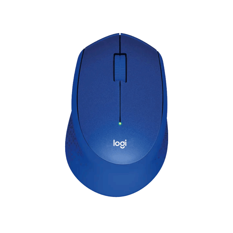 Chuột quang không dây Logitech M331 xanh