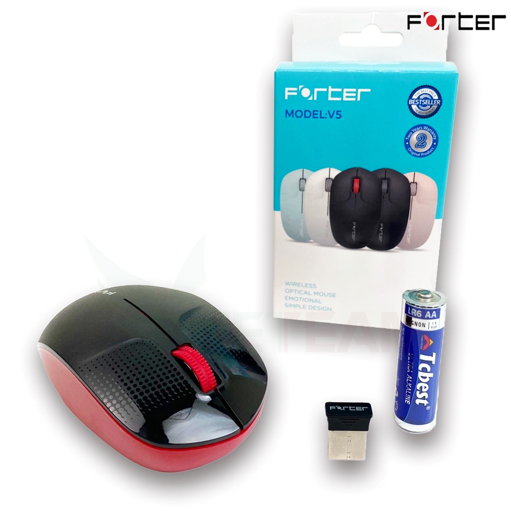 Chuột không dây Forter V5 Xanh