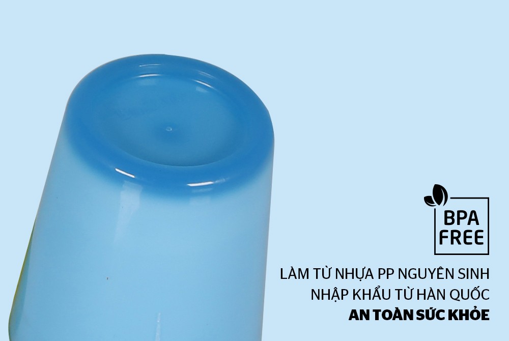 Cốc cách nhiệt 2 lớp Biozone 310ml xanh KB-CU310PB