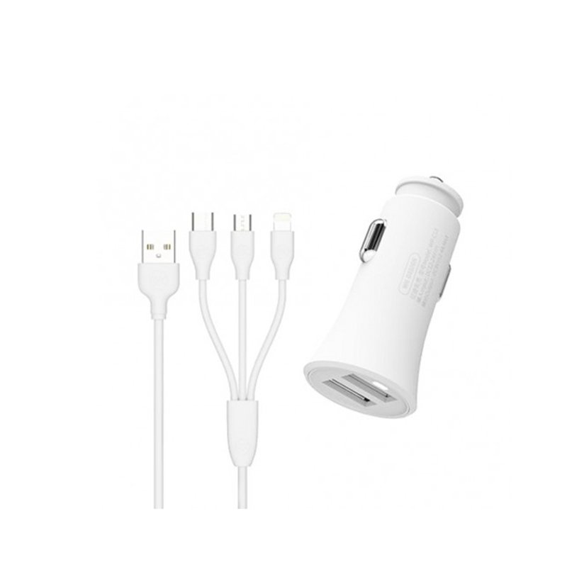 Combo củ sạc oto và dây cáp sạc 3 trong 1 WK WP-C13