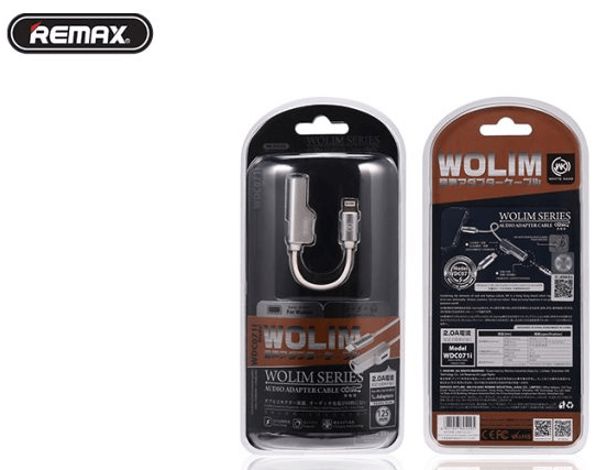 Cổng chia từ lightning sang 2 cổng Lightning WK WDC-071i Wolim (Apple-Apple)