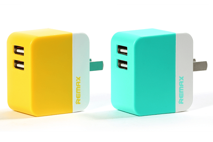 Củ sạc 2 cổng USB Remax 3.1A Angle Charger