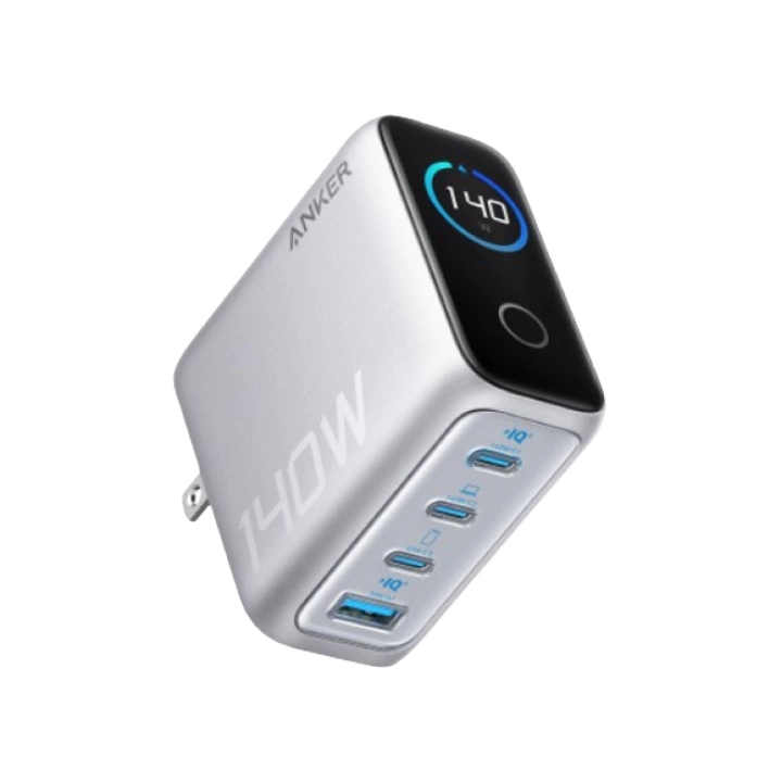 Củ sạc Anker Zolo 3C1A 140W (with USB-C Cable) Bạc (Silver) B2B_B2697