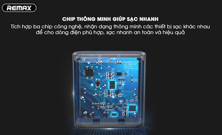 Củ sạc nhanh 1 cổng sạc WK WP-U66 Michon