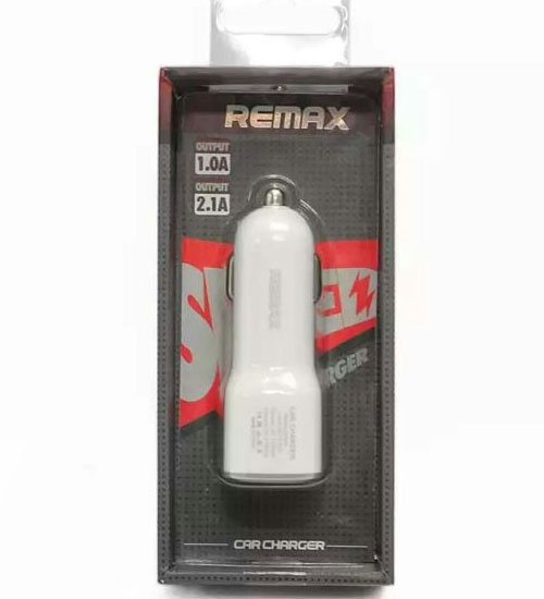 Củ sạc ô tô 2 cổng USB 2.1A Remax Jian CC - 201