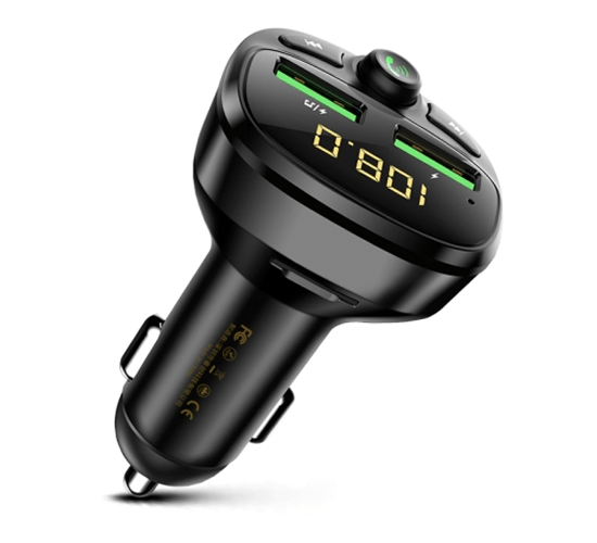 Củ sạc oto đa năng tích hợp thẻ nhớ và bluetooth player car WK WP-C26