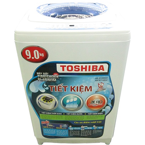Máy giặt 9 Kg Toshiba B1000GV(WB), lồng đứng, nắp màu xanh dương