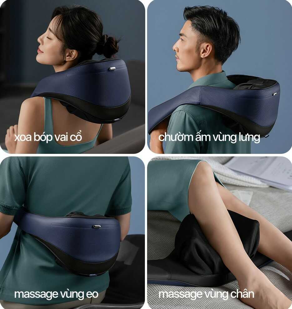 Đai choàng massage cổ vai lưng Philips PPM3521