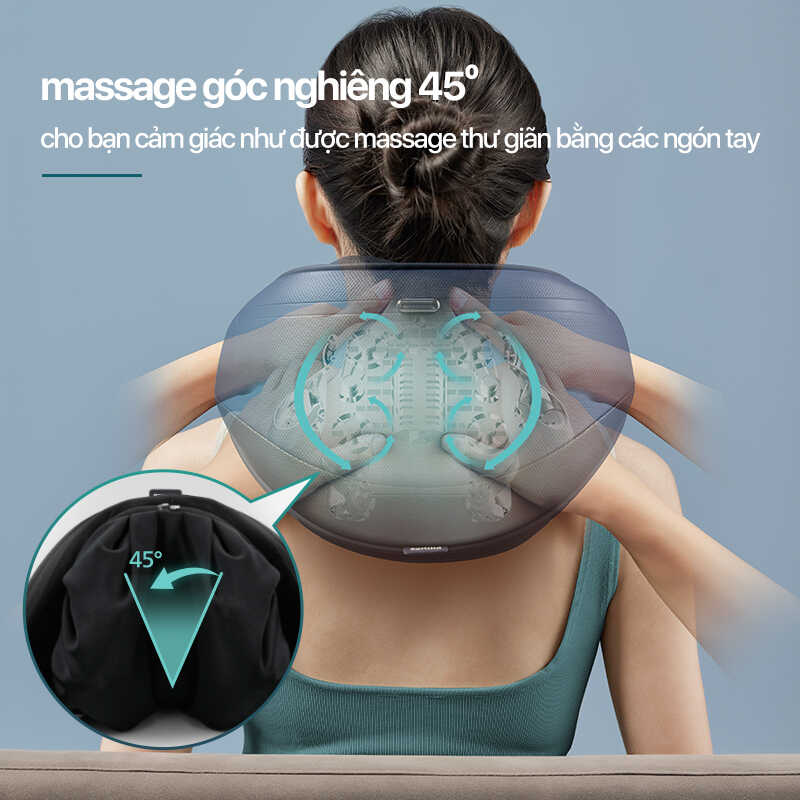 Đai choàng massage cổ vai lưng Philips PPM3521