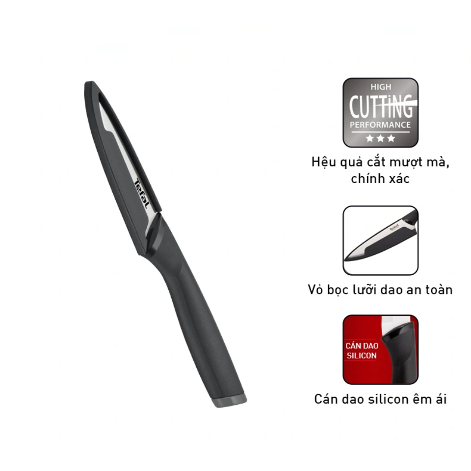 Dao gọt trái cây Tefal Comfort K2213504- 9cm