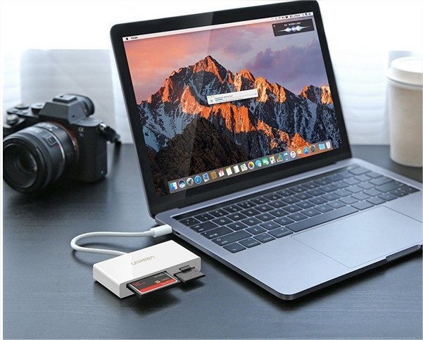 Đầu đọc thẻ USB Type-C cho thẻ nhớ TF/SD/CF/MS Ugreen 40444