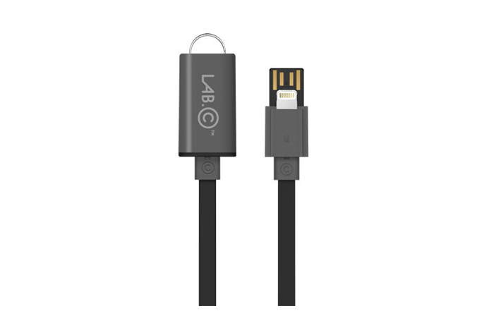 Dây cable lightning LAB.C 30cm LABC-502-IS (Xám-Bạc) - BH 30 ngày