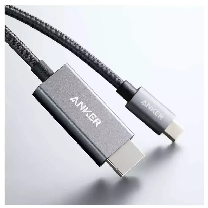 Dây cáp sạc điện thoại USB-C to HDMI, dài 1.8m, hiệu Anker A8730H11