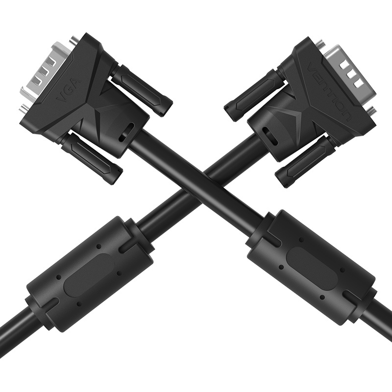 Dây VGA (3+6) tròn cao cấp dài 10mm Vention VAG-B04-B1000