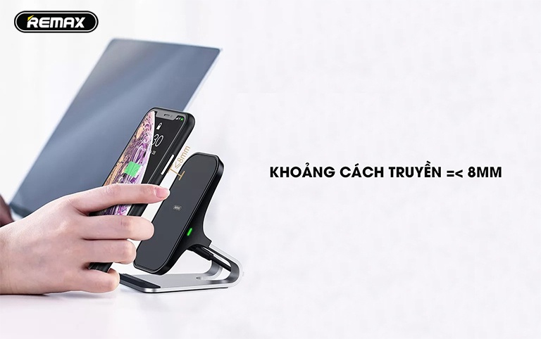 Đế sạc kiêm sạc không dây kiêm giá đỡ Remax RP-W12