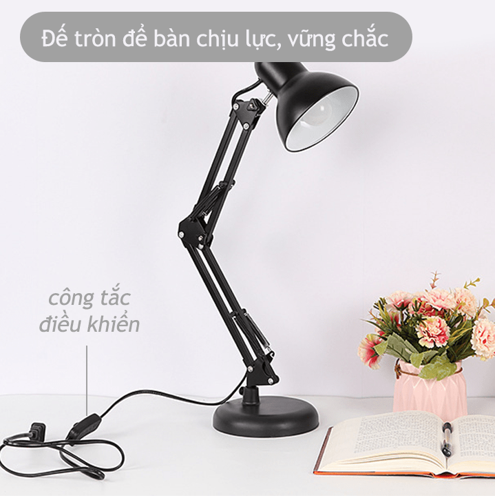 Đèn bàn chống cận Led Wright xoay 360 độ AT-1002 (811) kèm bóng đèn