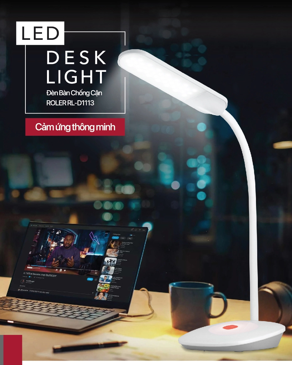 Đèn bàn chống cận Roler RL-D1113